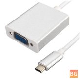 Type-C Male to VGA Adapter Cable