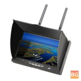 Eachine LCD5802D FPV Monitor with 30 Inch HD Resolution, DVR, and Built-in Battery