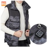 Electric Vest Warm Heated Cloth Jacket - Gray
