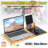 Knee Home Laptop Tray Stand - 56 x 28 cm