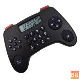 8-In-1 Digital Display Calculator - Gamepad Shape Financial Business Accounting Tool