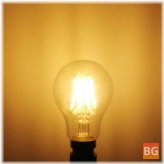 Vintage Clear Glass Lamp with A60 LED Bulb - 8W