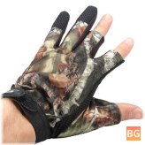 Anti-Slip Fishing Gloves with 3 Cuts