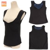 Sweat Sauna Vest - Polymer Body Shaping Home Workout Waist Fat Burner Vest Yoga Suit