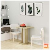 Table - White and Oak - 23.6