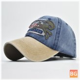 Casual Baseball Hat with Embroidery