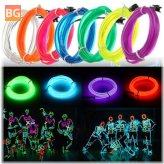 12V Neon Glow Rope Strip with Led Wire - 3M