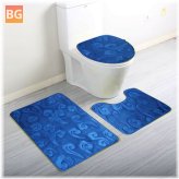 Small Bathmat Set with Foot Covers - Set of 2