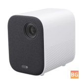Xiaomi Mijia DLP Projector - SJL4014GL - 1080P - 500 ANSI Lumens - Android TV 9.0 - Wifi Bluetooth - HDR - 10 - 30000 LED Life - for Phone - Computer - Music - Movie - Home Theater - Projector with EU Plug
