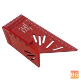 Carpenter's Layout Ruler - 3D Mitre Angle - Gauge - Template Tool