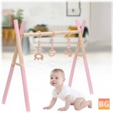 Wooden Baby Gym Toy - Non-toxic Play Stand - Nursery