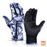 Waterproof Camo Touch Gloves