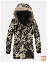 Ethnic Printing Hooded Warm & Casual Coats for Men
