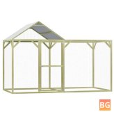 VidaXL Dog House with 278400 Square Foot of Floor Space