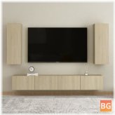 TV Cabinet - 2 pcs Sonoma Oak 12