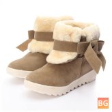 Women's Fur-Lined Warm Snow Ankle Boots
