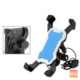 3.5-Inch Bicycle Phone Holder with 360° rotation and smart phone stand
