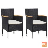 Black Garden Dining Chairs