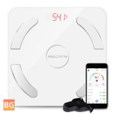 MIGICSHOW Bluetooth 4.0 Smart Body Fat Scale - LED Digital Weight Scale