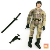 1pc WPL Action Figure Soldier Doll - 10cm Random Delivery RC Car Parts