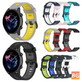 Bakeey 20/22mm Width Soft Silicone Watch Band Replacement for Huami Amazfit GTS3/GTR 3 Pro