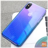 Back Cover for iPhone XS Max - Gradient Glow Shockproof Soft TPU