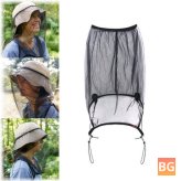 Sunscreen Protector for Head and Face with Insect Netting