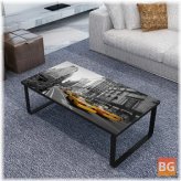 Glass Table with Coffee Table