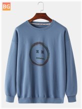 Reflective Mens Sweatshirt with Emojis