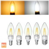 Candle Light Bulb - 110V Silver - 4W