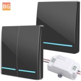 Wireless Wall Switch with LED Indicator - 1/2/3 Gang