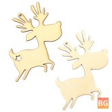 Reindeer Wooden Christmas Tree - Theme Decorations Photography Shooting Prop