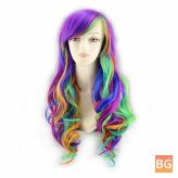 Wig with Gradient Wave Pattern