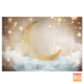 Moon Star Photography Backgrounds for Children's Birthdays - Backgrounds for Bedrooms, Baby's Birthdays, and Home Decor