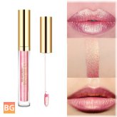 Gold Lip Gloss with Lip Pigment - Long Lasting Makeup Cosmetics