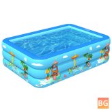 Outdoor Water Play Toys for Kids - Inflatable Swimming Pool