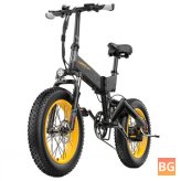 LANKELEISI X3000PLUS 17.5Ah 48V 1000W Electric Bike with 20 Inches 110km Range, Max Load of 150kg