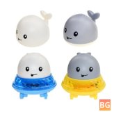 Electric Whale Toy Water Spray Fun Toy - Children's Shower Bath Swimming Electric Sprinkler