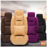 Warm Velvet Breathable Car Seat Cover - Thickening Sponge