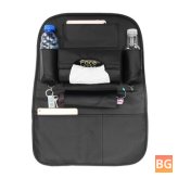 Waterproof Car Seat Back Storage Bag - Multi-functional Cup Holder