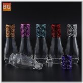 1.5ml Empty Perfume Bottle Plastic Roller Ball Glass Bowling Shape Bottles Refillable Container