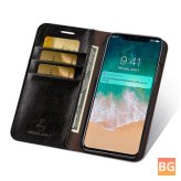 Business Protective Flip-Up Phone Case with Card Slots for iPhone X, XS, XR, XS Max, 7, 8, 7 Plus, 8 Plus, 6, 6S, 6S Plus
