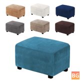 Polyester Sofa Footstool Cover - Home Living Room Furniture Supplies