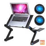 Foldable Laptop Desk with USB Cooling Fan
