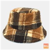 Woolen Bucket Hat for Men - Warm and Lattice