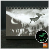 2018 Calendar - Large Desktop Paper Calendar