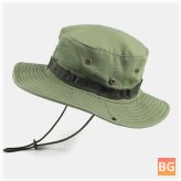 Sunscreen Bucket Hat with Rivets for Fishing and Climbing