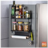 Organiser Rack with Shelf for Kitchen Fridge