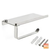 Stainless Steel Wall-Mounted Toilet Paper Holder