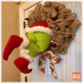 Wreath Stole - Christmas Thief